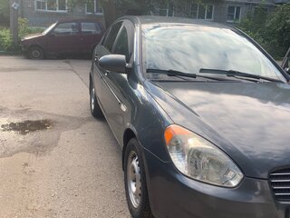 2008 Hyundai Verna II, серый, 370000 рублей, вид 3
