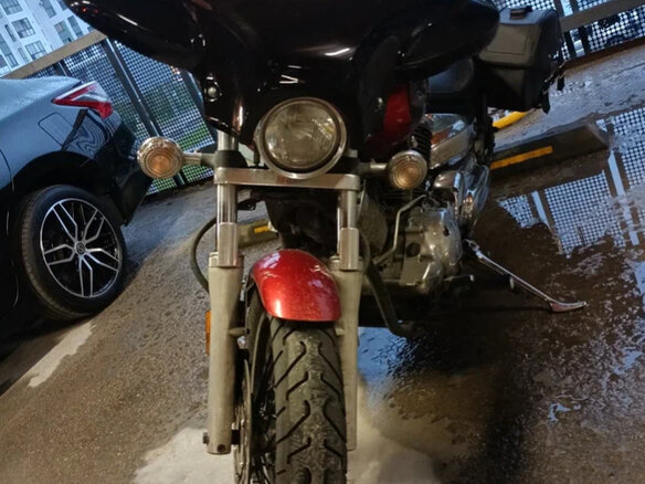 2009 Yamaha XVS1100, пурпурный, 500000 рублей - вид 4