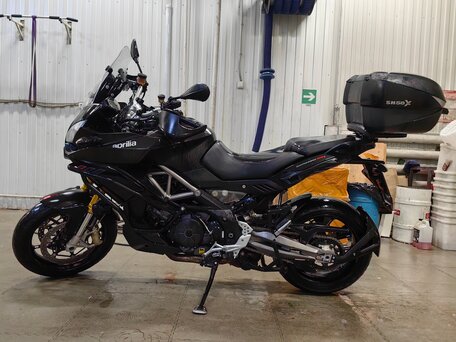 2015 Aprilia ETV 1200 Caponord, чёрный, 850000 рублей, вид 1