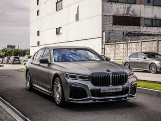 2020 BMW 7 серии 740d xDrive VI (G11/G12) Рестайлинг, серый, 7590000 рублей, вид 5