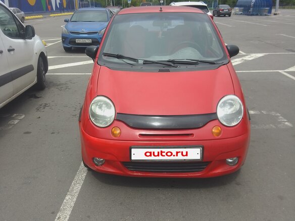 2004 Daewoo Matiz I Рестайлинг, красный, 155000 рублей - вид 3
