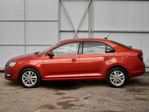 2018 Skoda Rapid I Рестайлинг, оранжевый, 1250000 рублей - вид 7