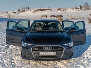 2021 Audi A6 45 TFSI V (C8), синий, 3940000 рублей, вид 3