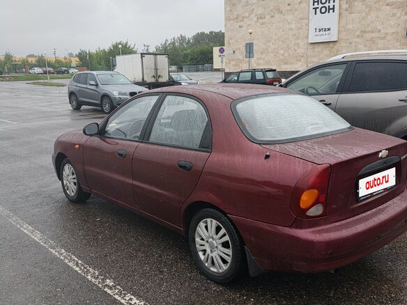2008 Chevrolet Lanos I, красный, 240000 рублей - вид 6