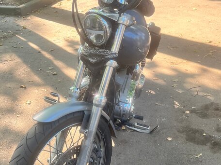 2005 Harley-Davidson Dyna Super Glide, серый, 800000 рублей, вид 4