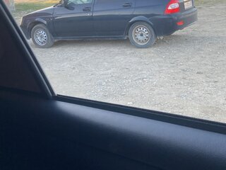 2008 Lada (ВАЗ) Priora I, чёрный, 280000 рублей, вид 1