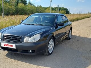 2006 Hyundai Sonata ТагАЗ IV (EF) Рестайлинг, чёрный, 350000 рублей, вид 1