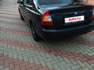 2008 Hyundai Accent ТагАЗ II, чёрный, 350000 рублей, вид 3