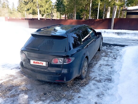 2007 Mazda 6 I (GG) Рестайлинг, чёрный, 375000 рублей - вид 4