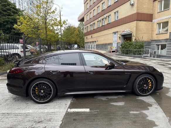 2012 Porsche Panamera Turbo S I, коричневый, 3300000 рублей - вид 5