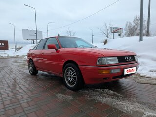 1991 Audi 80 IV (B3), красный, 100000 рублей, вид 1