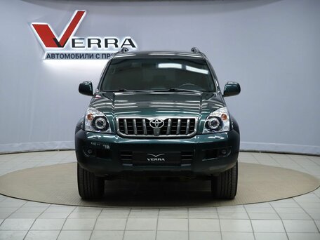 2008 Toyota Land Cruiser Prado 4-speed 120 Series Рестайлинг, зелёный, 1930000 рублей, вид 2