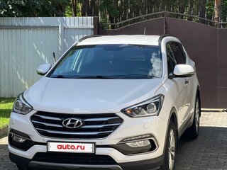 2016 Hyundai Santa Fe III Рестайлинг, белый, 2380000 рублей, вид 2