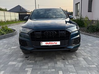 2020 Audi Q7 55 TFSI II (4M) Рестайлинг, синий, 4270865 рублей, вид 2
