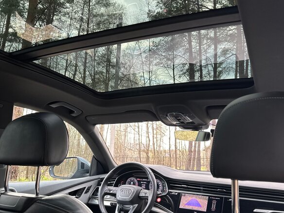 2019 Audi Q8 50 TDI I (4M), серый, 5800000 рублей - вид 14