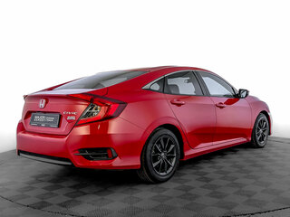2021 Honda Civic X Рестайлинг, красный, 2030000 рублей, вид 5