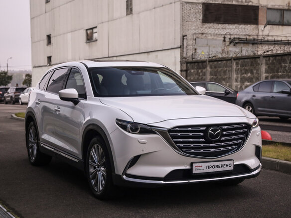 2021 Mazda CX-9 II Рестайлинг, белый - вид 4
