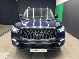 2018 Infiniti QX80 I Рестайлинг 2, синий, 5900000 рублей, вид 2