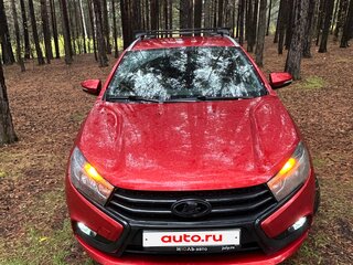 2019 Lada (ВАЗ) Vesta SW I, красный, 899000 рублей, вид 2