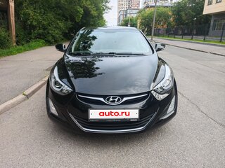 2014 Hyundai Elantra V (MD) Рестайлинг, чёрный, 1150000 рублей, вид 1