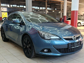 2013 Opel Astra GTC J Рестайлинг, голубой, 1000000 рублей, вид 1