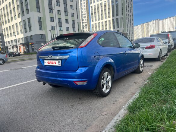 2007 Ford Focus II Рестайлинг, голубой, 360000 рублей - вид 4
