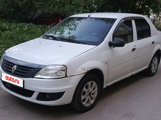 2014 Renault Logan I Рестайлинг, белый, 215000 рублей, вид 1