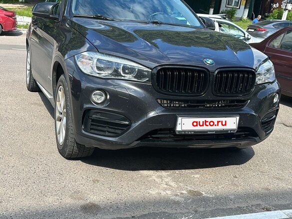 2015 BMW X6 35i II (F16), серый, 2850000 рублей - вид 1