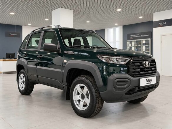 2026 Lada (ВАЗ) Niva Travel I Рестайлинг, зелёный, 1588573 рублей - вид 2