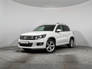 2015 Volkswagen Tiguan I Рестайлинг, белый, 1340000 рублей, вид 1