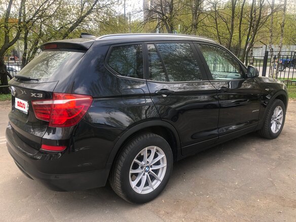 2015 BMW X3 20d xDrive II (F25) Рестайлинг, чёрный - вид 3