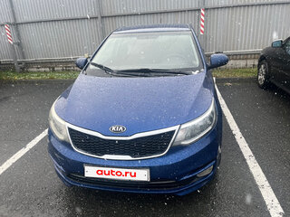 2015 Kia Rio III Рестайлинг, синий, 1160000 рублей, вид 1
