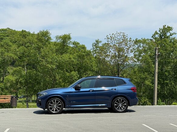 2018 BMW X3 30d xDrive III (G01), синий, 3450000 рублей - вид 6