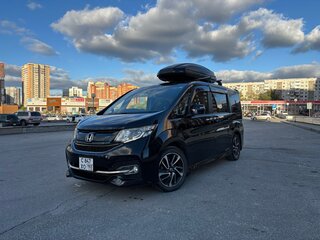 2016 Honda Stepwgn Spada V, чёрный, 1690000 рублей, вид 1
