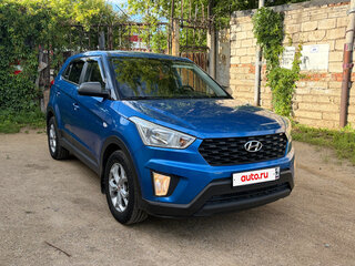 2021 Hyundai Creta I Рестайлинг, синий, 1830000 рублей, вид 2
