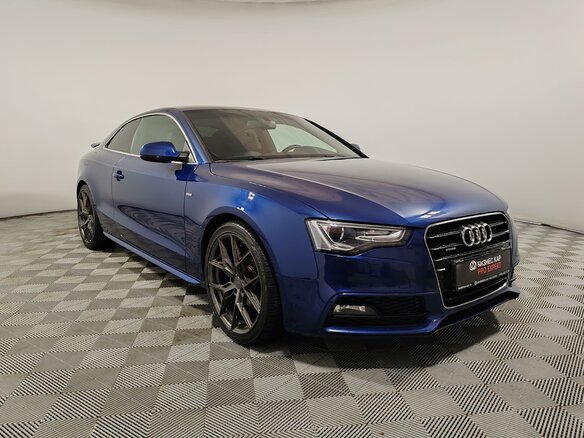 2014 Audi A5 I (8T) Рестайлинг, синий - вид 2