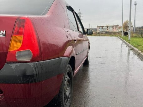 2009 Renault Logan I, красный, 200000 рублей, вид 4