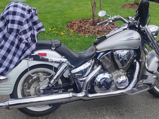2006 Honda VTX 1300, серебристый, 680000 рублей, вид 3
