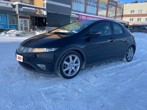 2007 Honda Civic VIII, чёрный, 450000 рублей - вид 1