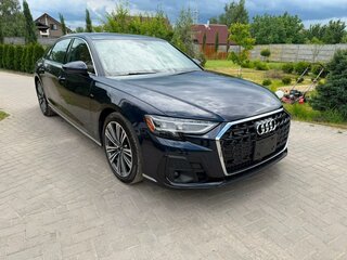 2024 Audi A8 Long 55 TFSI IV (D5) Рестайлинг, синий, 6500000 рублей, вид 3