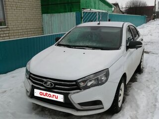 2021 Lada (ВАЗ) Vesta I, белый, 900000 рублей, вид 1