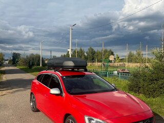 2014 Volvo V60 I Рестайлинг, красный, 1250000 рублей, вид 2