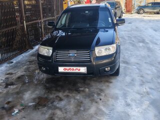 2007 Subaru Forester II Рестайлинг, чёрный, 555000 рублей, вид 1