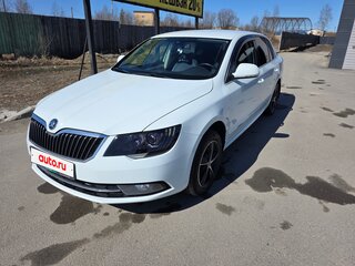 2015 Skoda Superb DSG II Рестайлинг, белый, 1400000 рублей, вид 1