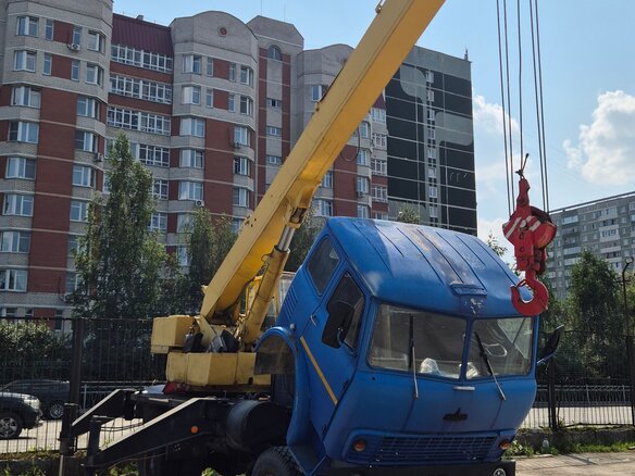 1986 МАЗ Автокраны, синий, 600000 рублей - вид 3