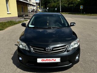 2010 Toyota Corolla X (E140, E150) Рестайлинг, чёрный, 850000 рублей, вид 1