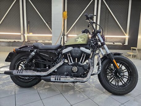 2012 Harley-Davidson Sportster 1200, зелёный, 900000 рублей, вид 3