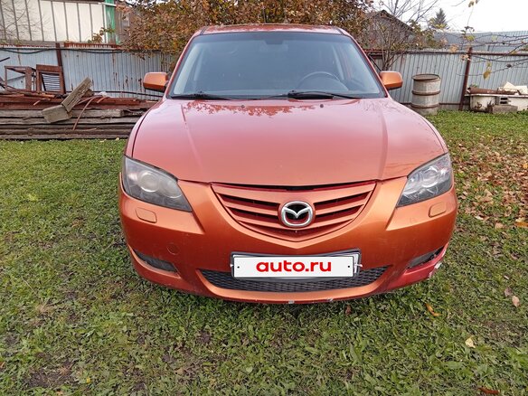 2006 Mazda 3 I (BK) Рестайлинг, оранжевый, 150000 рублей - вид 1