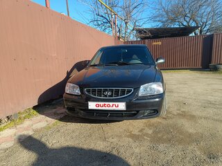 2011 Hyundai Accent ТагАЗ II, чёрный, 580000 рублей, вид 2