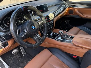 2018 BMW X6 40d II (F16), голубой, 4200000 рублей, вид 3